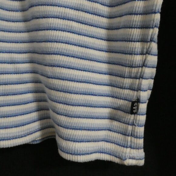 GAP - Factory Store | XL - extra large | Blue and White Striped Long Sleeve Top - Picture 8 of 16